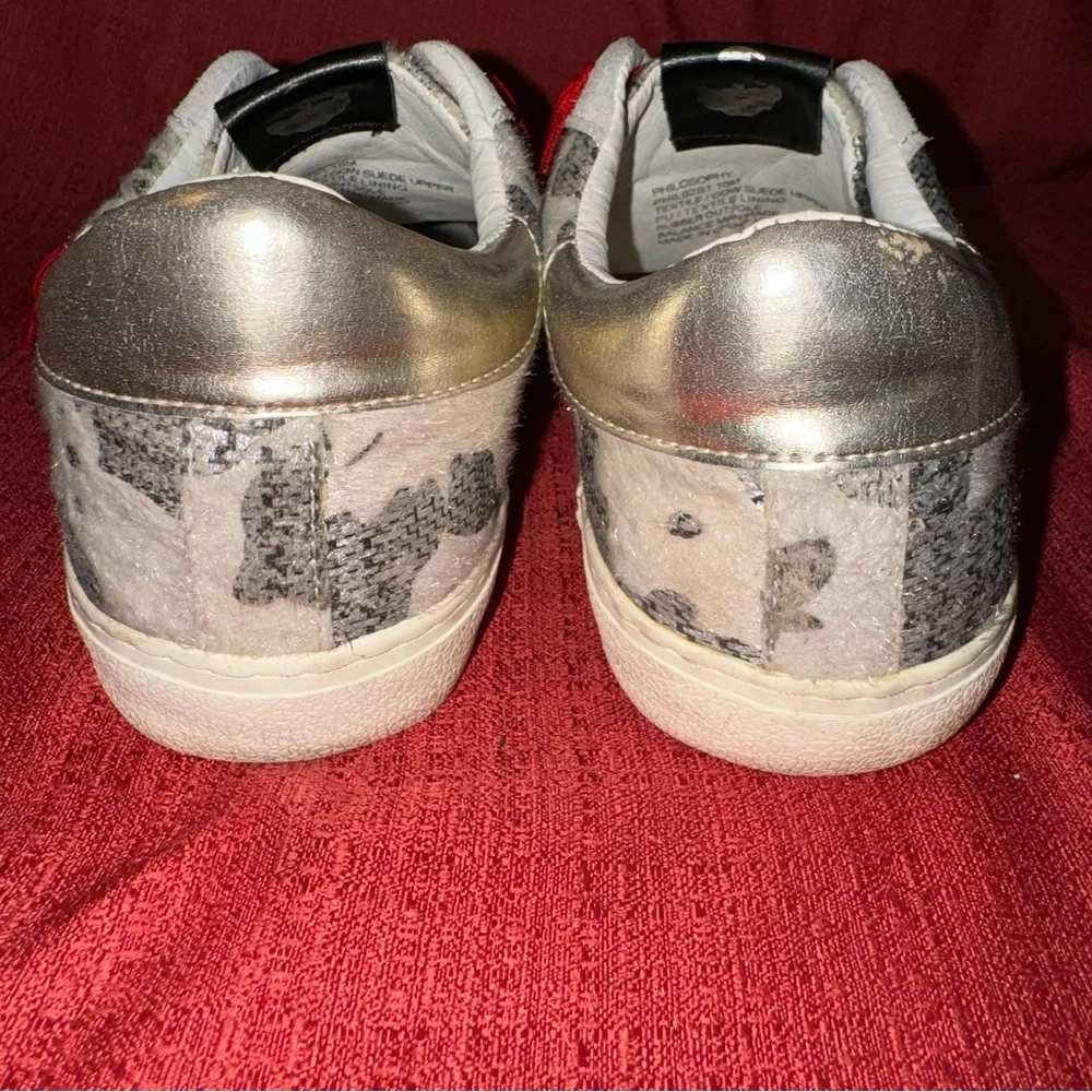 Steve Madden Retro Philosophy Lace Up Star NY90.‎ Women’s Size 10, GUC